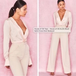 House of CB Satin Bodysuit